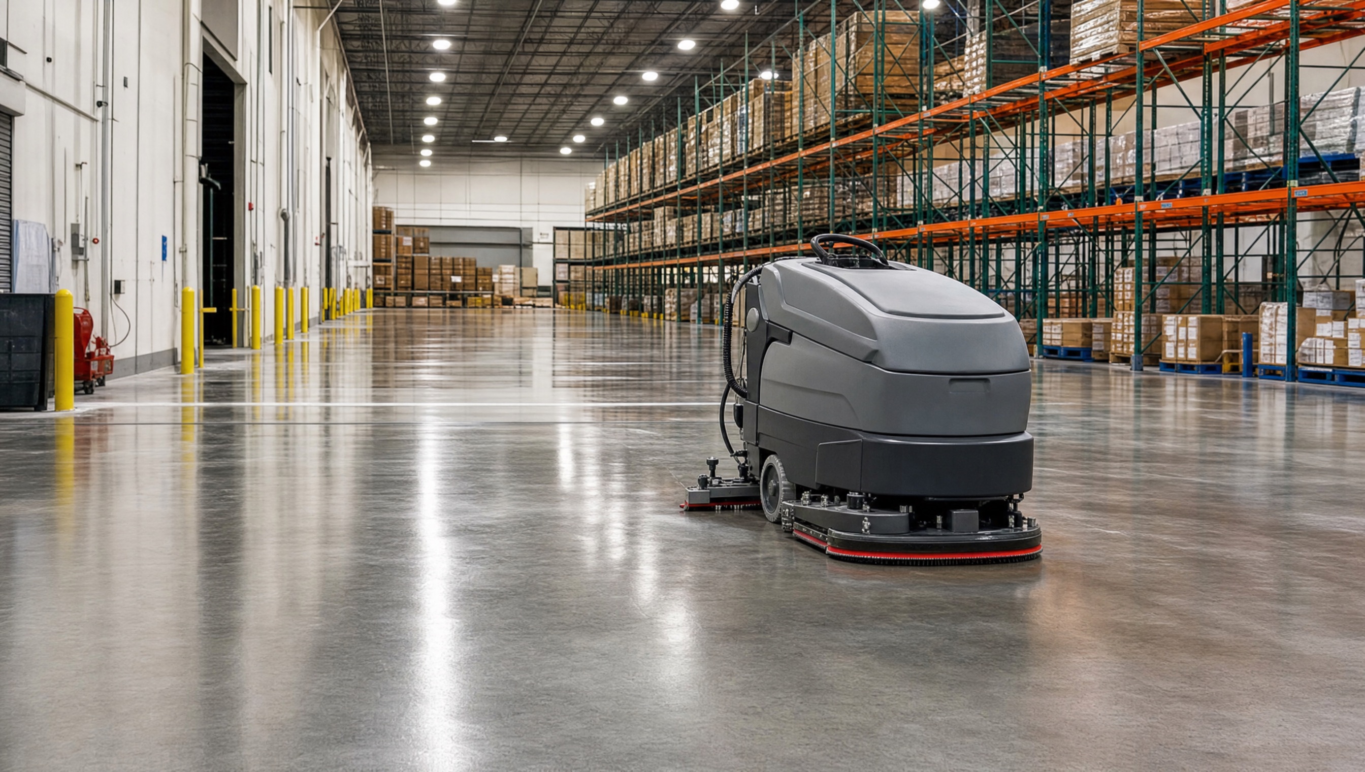 Greater Clean crew cleaning a commercial facility